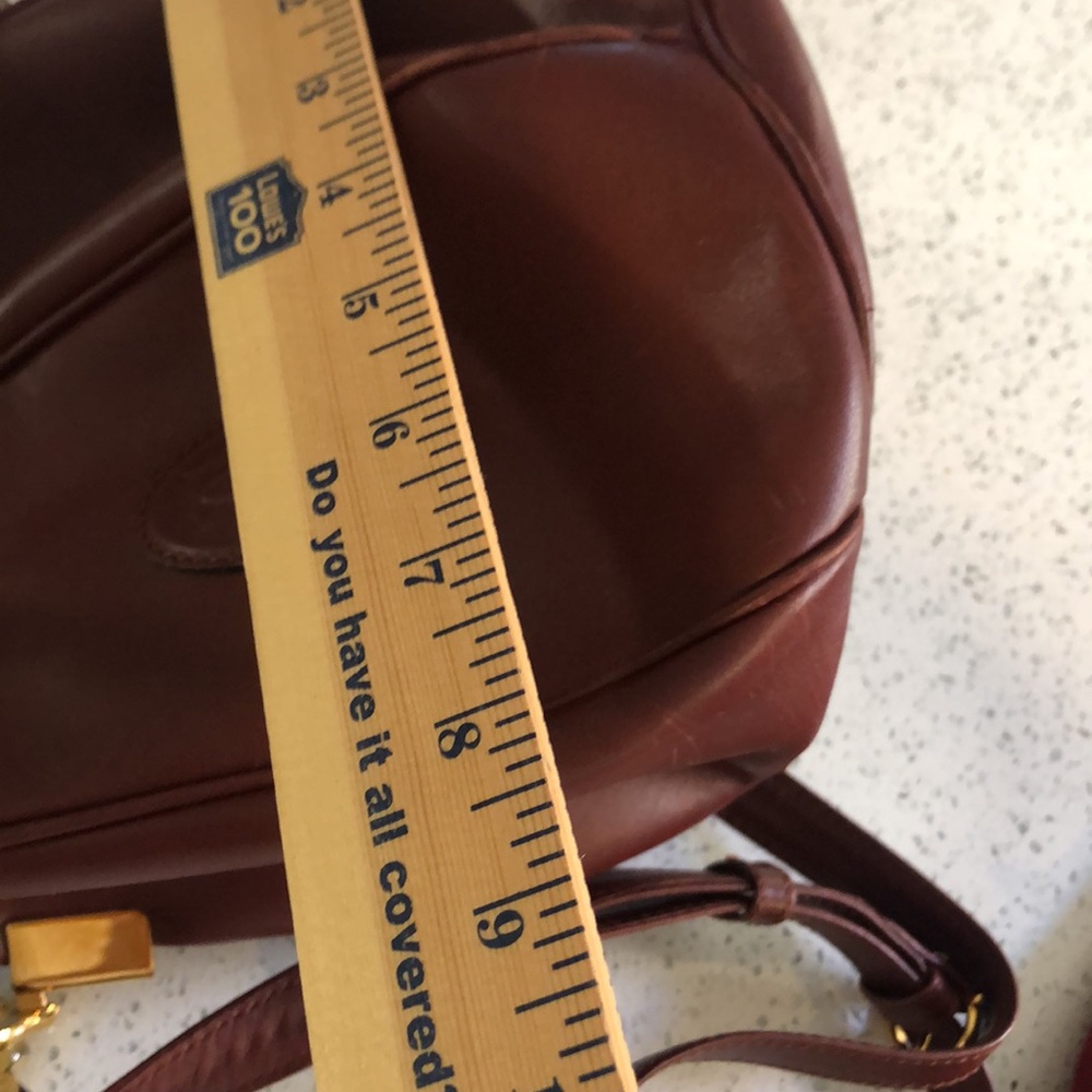 Vintage Cartier Leather draw string shoulder purse - Picture 10 of 16